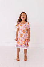 Load image into Gallery viewer, Waffle-y Cute | Bamboo Nightgown (with shorts!)