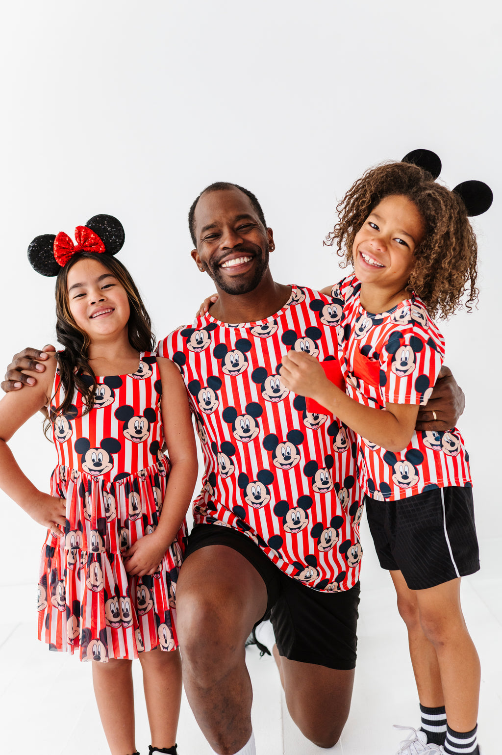 MICKEY Stripe (KIDS) | Mesh DRESS