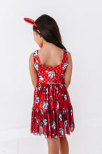Load image into Gallery viewer, Minnie's Holly Check | KIDS Mesh Dress