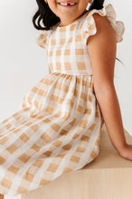 Load image into Gallery viewer, Honey Gingham | TIE-BACK DRESS