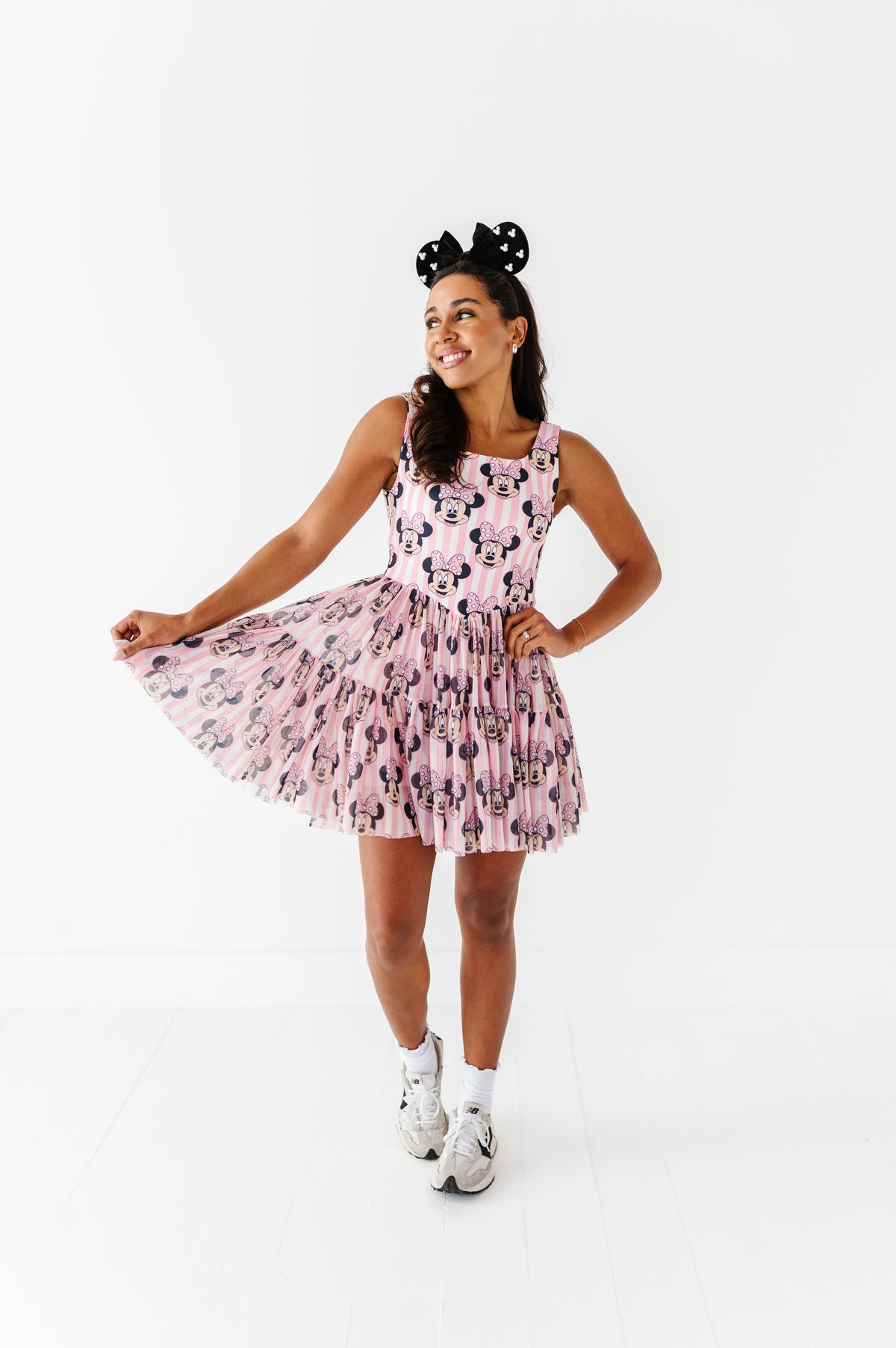 MINNIE Stripe (ADULT) | Mesh DRESS