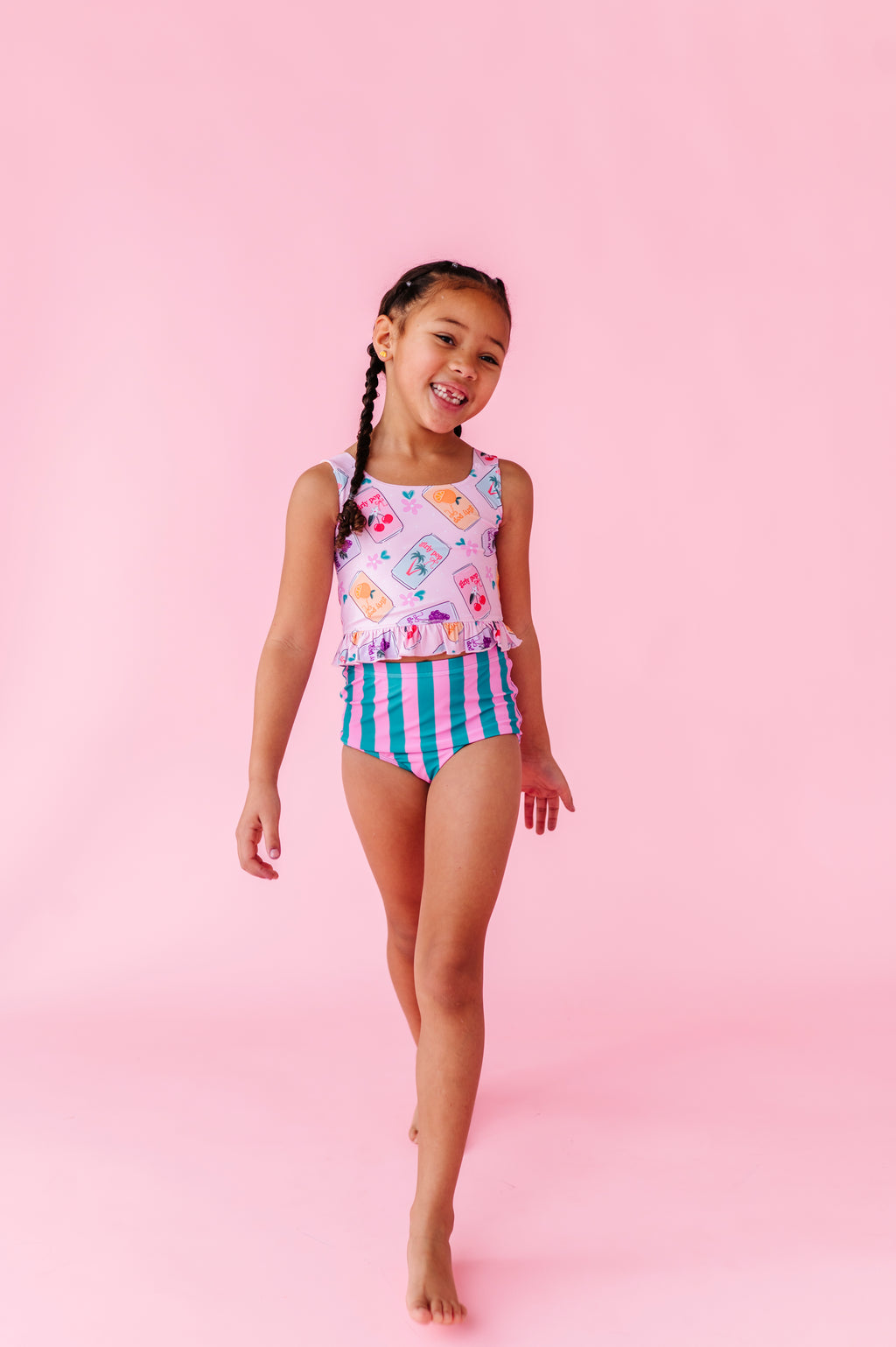 Girly Pop | RUFFLE TANKINI 2-PIECE