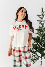 Merry | (CREAM) ADULT (Both CROP + FULL LENGTH listed here!)