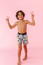 Load image into Gallery viewer, Surfside Stamps | BOYS SWIM SHORTS