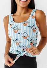 Load image into Gallery viewer, DONALD Stripe (ADULT) | FRONT-TIE TANK