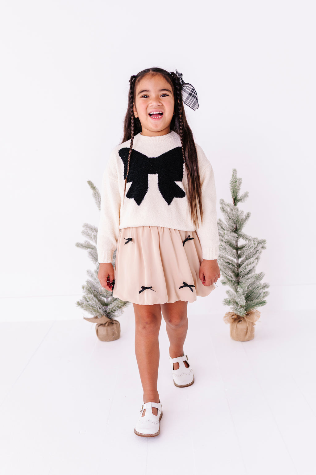 Vanilla | Bow Bubble Skort