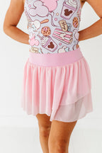 Pretty In Pink Criss-Cross | ADULT SKORT