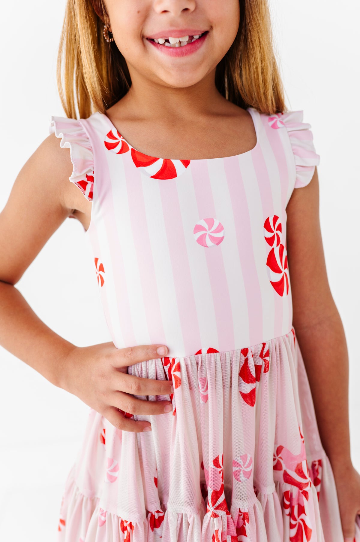 Peppermint Pixie | KIDS Mesh Dress