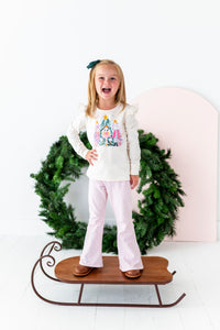 Nutcracker | WHITE Graphic Ruffle Shirt