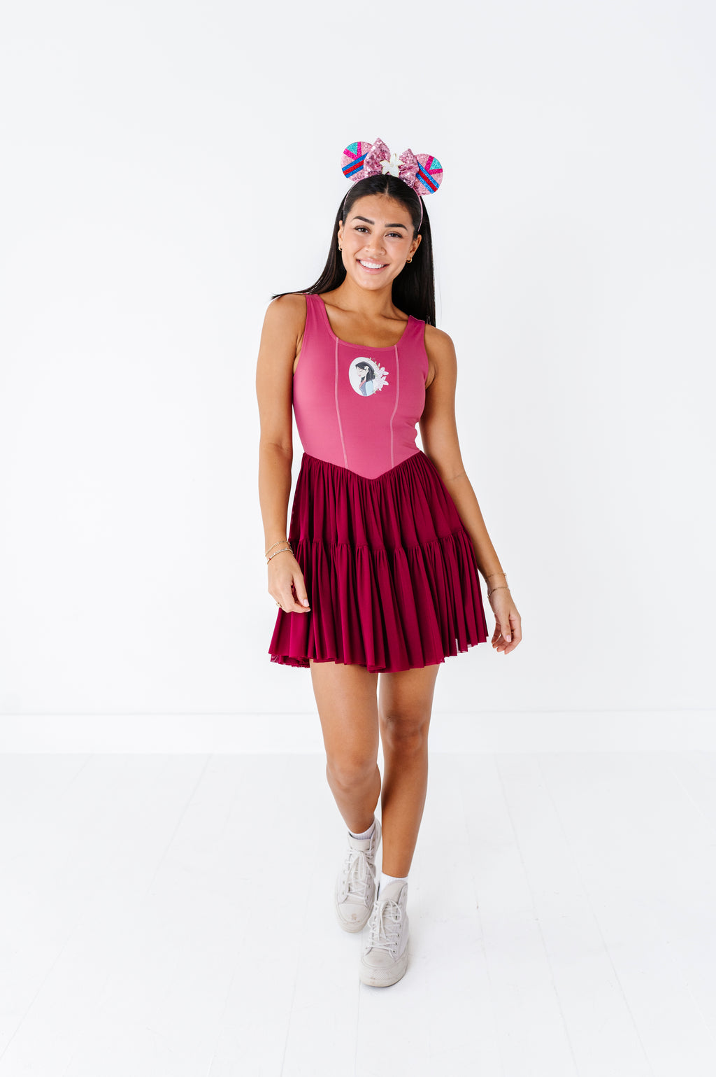 Mulan (ADULT) | Wine Mesh DRESS