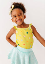 Load image into Gallery viewer, Lemon-Lime Floral | Ribbed Tank