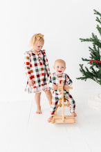 Load image into Gallery viewer, HOLIDAY PLAID | Zip-Up Romper