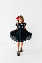 Load image into Gallery viewer, Black | Bow Party Dress