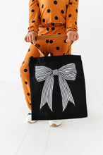 Load image into Gallery viewer, STRIPED BOW | Trick-or-Treat Bag