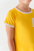 Load image into Gallery viewer, Lemon Drop | Mini Dress + Biker Shorts RIB Set