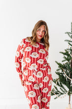 Load image into Gallery viewer, RED Santa Stripes | WOMEN'S Long Sleeve Top