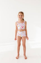 Load image into Gallery viewer, Painted Dotty: Ruffle Bandeau TWO-PIECE