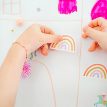 Load image into Gallery viewer, Unicorn Washi Stickers (over 200!)