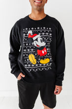 Load image into Gallery viewer, Sweater Print Mickey | BLACK Adult Sweatshirt