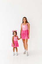 Aurora (KIDS) | Fuchia Mesh DRESS