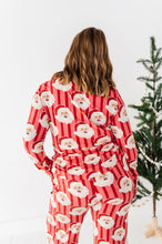 Load image into Gallery viewer, RED Santa Stripes | WOMEN'S Long Sleeve Top