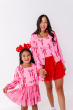 Load image into Gallery viewer, Pink Park Bows | KIDS Cropped Hoodie