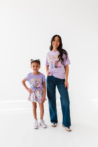 ICE SISTERS | LILAC KIDS TEE (*SHIPS EARLY-FEB)