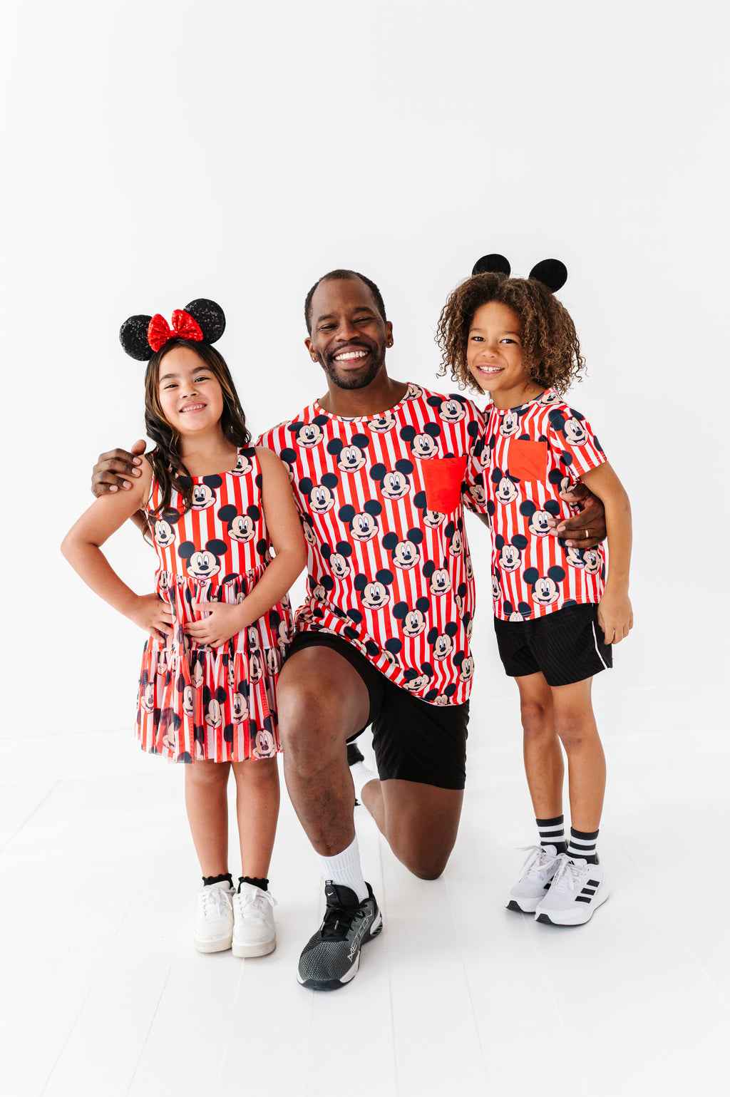 MICKEY Stripe (KIDS) | Athletic TEE