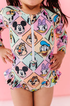 Load image into Gallery viewer, Retro Characters | ONE-PIECE Rashguard Suit