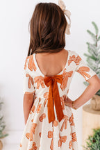 Gingerbread Bow | Scoop Back Dress