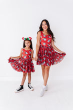 Load image into Gallery viewer, Minnie's Holly Check | KIDS Mesh Dress