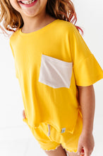 Load image into Gallery viewer, Lemon Drop | Boxy Crop + Shorts RIB Set