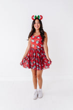 Load image into Gallery viewer, Minnie's Holly Check | ADULT Mesh Dress
