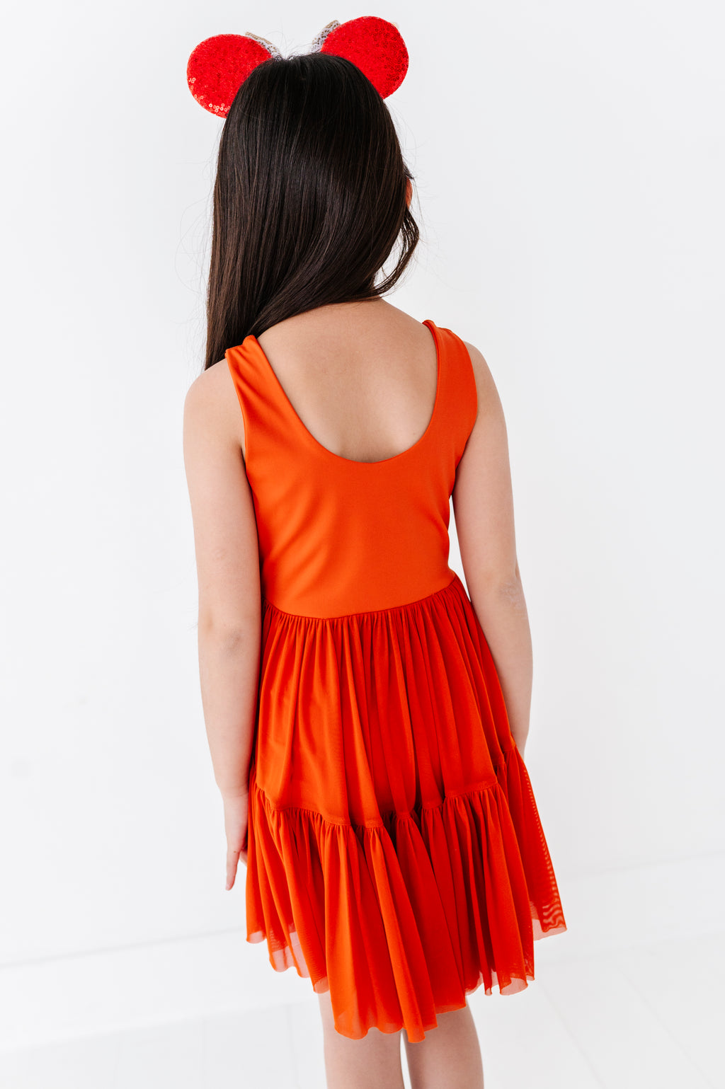 Moana (KIDS) | Burnt Orange Mesh DRESS