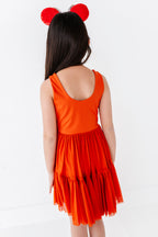 Moana (KIDS) | Burnt Orange Mesh DRESS