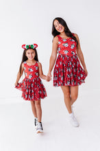 Load image into Gallery viewer, Minnie's Holly Check | ADULT Mesh Dress