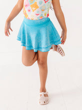 Load image into Gallery viewer, Capri Blue | RIBBED SKORT