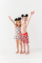 Load image into Gallery viewer, Red Stripe Mickey | BOY Swim Shorts