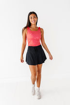 Black | ADULT Active Skort