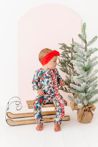 Holly Floral | ZIP ROMPER