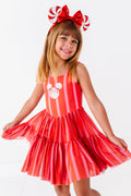 Pretty in Peppermint | KIDS Mesh Dress