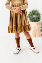 Load image into Gallery viewer, Carmel | Velvet Bow Back Dress