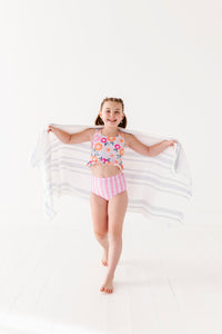 Poppy + Stripes: Ruffle TWO-PIECE Tankini