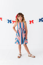 Load image into Gallery viewer, Parade Day Scallop Stripes | TWIRL DRESS
