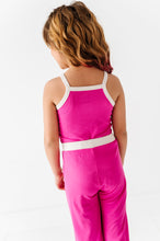 Load image into Gallery viewer, Pink Punch | Tank + Wide Leg RIB Set