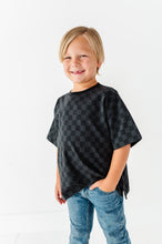 Load image into Gallery viewer, Stay Spooky Skelly | Checkered Boxy Tee
