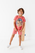 Load image into Gallery viewer, Patriotic Dog | RED Boys Curve Hem Tee