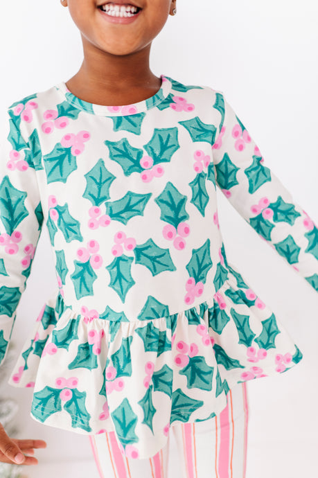 Pink Holly | PEPLUM