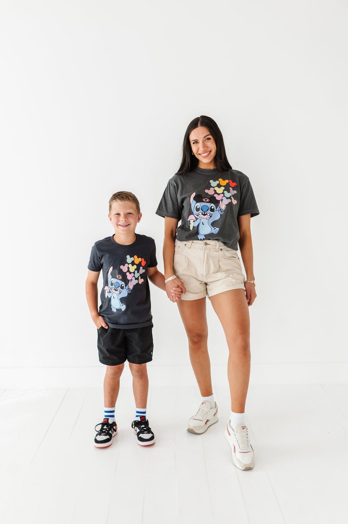 Balloon Stitch | KIDS CHARCOAL TEE