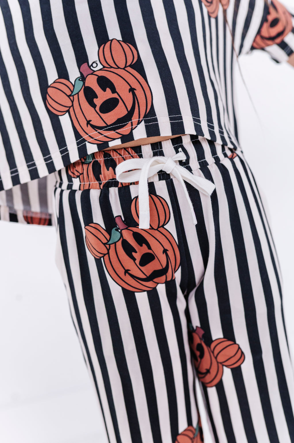 Striped Mickey Pumpkin | BAMBOO PANT SET